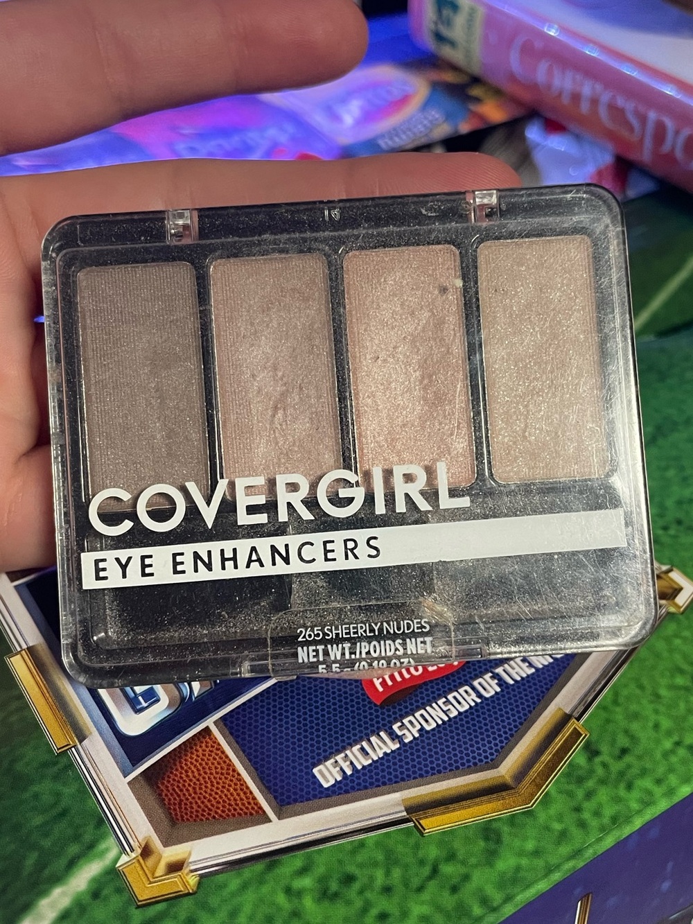 COVERGIRL 265 Sheerly Nudes Eye Enhancer Eyeshadow Compact Lightly Used